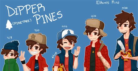 how tall is dipper pines|dipper pines older.